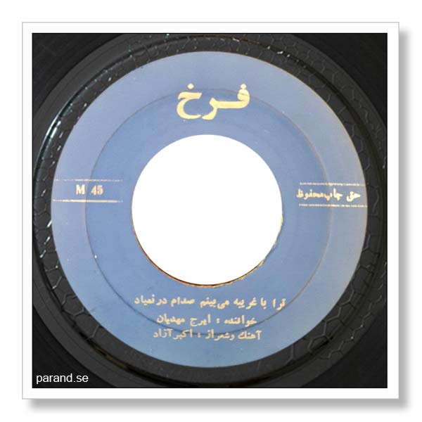 تو رو با غریبه می بینم صدام در نمیاد