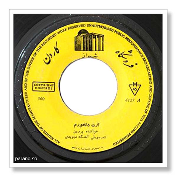 پروین ازت دلخورم