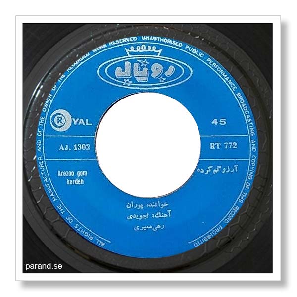 پوران آرزو گم کرده